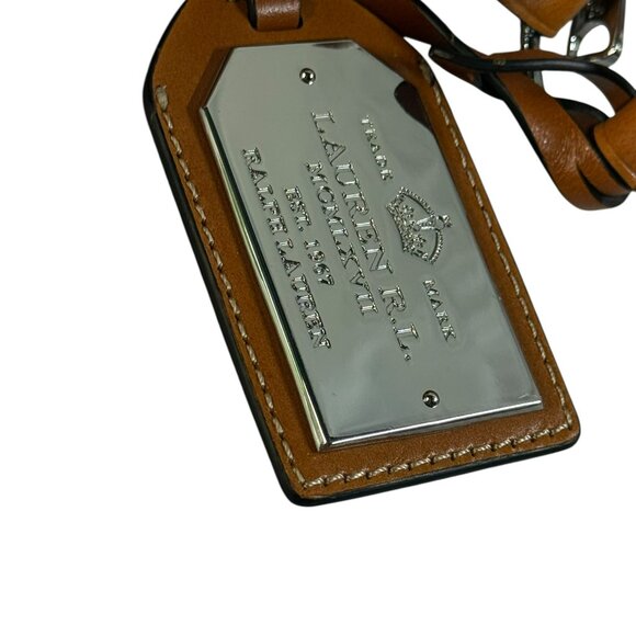 NWT Ralph Lauren Farringdon Equestrian Hobo - Orange - Picture 12 of 13